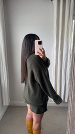 Load image into Gallery viewer, Weekend Knit Set / Dark Olive
