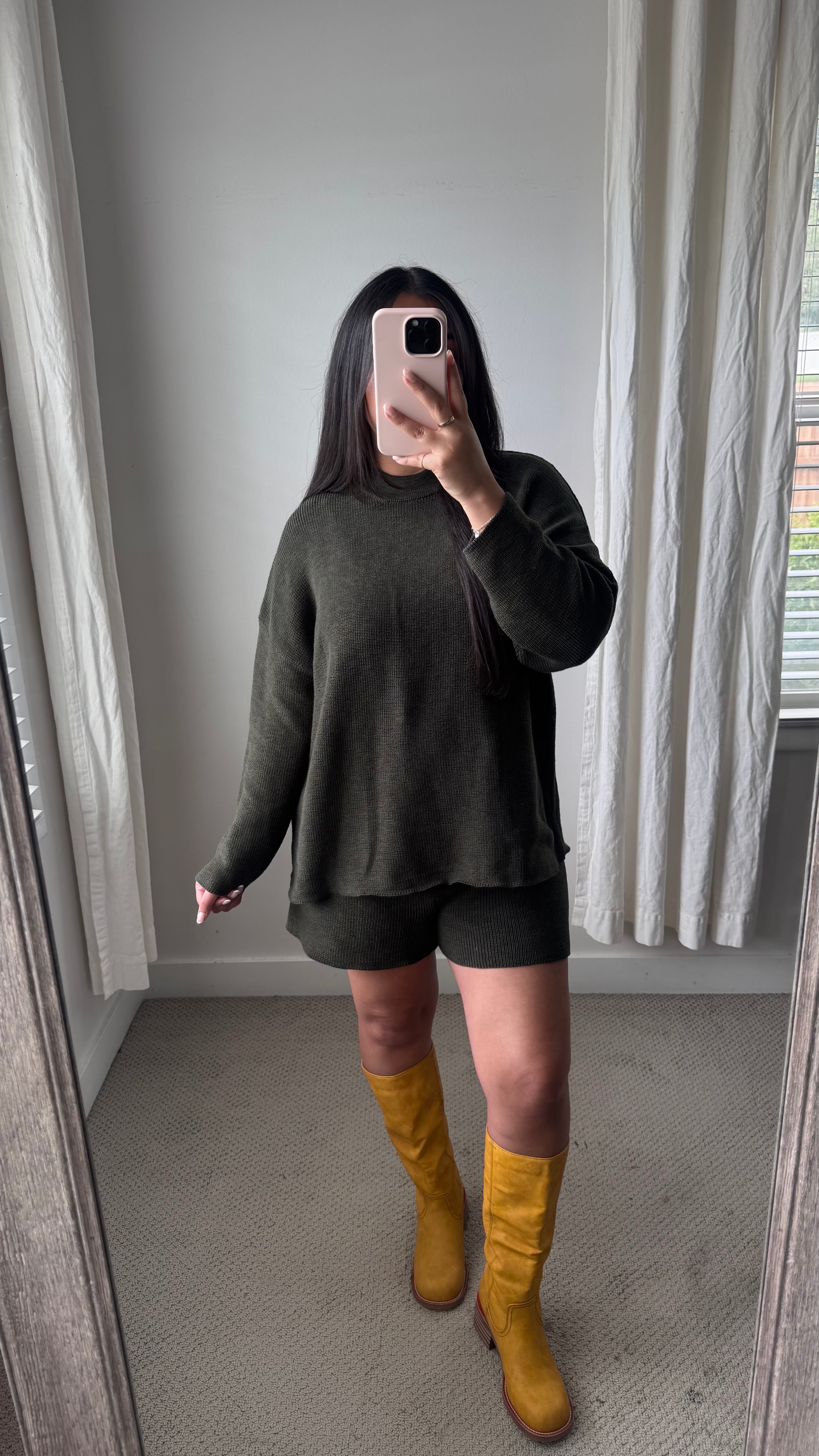 Weekend Knit Set / Dark Olive