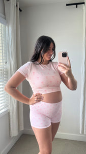 Bow Print Baby Tee