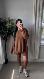 Load image into Gallery viewer, Weekend Knit Set / Camel
