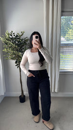 Load image into Gallery viewer, Hazel Barrel Cargo Pants / Black
