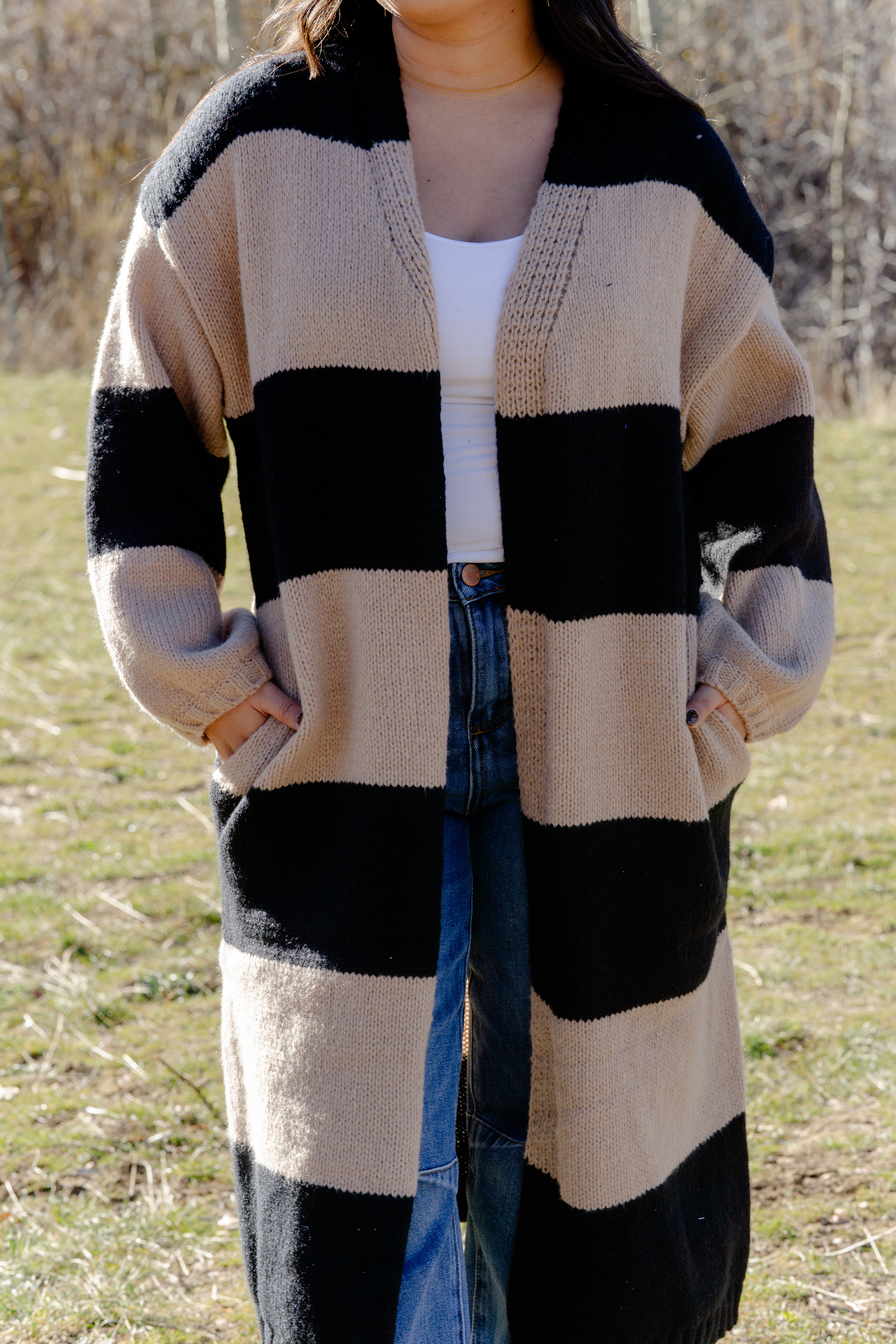 Emma Striped Cardigan