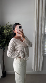 Load image into Gallery viewer, Woodland Stripe Cardigan
