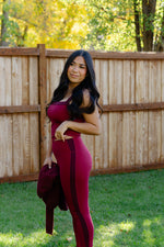 Load image into Gallery viewer, Cherry Side Contrast Legging
