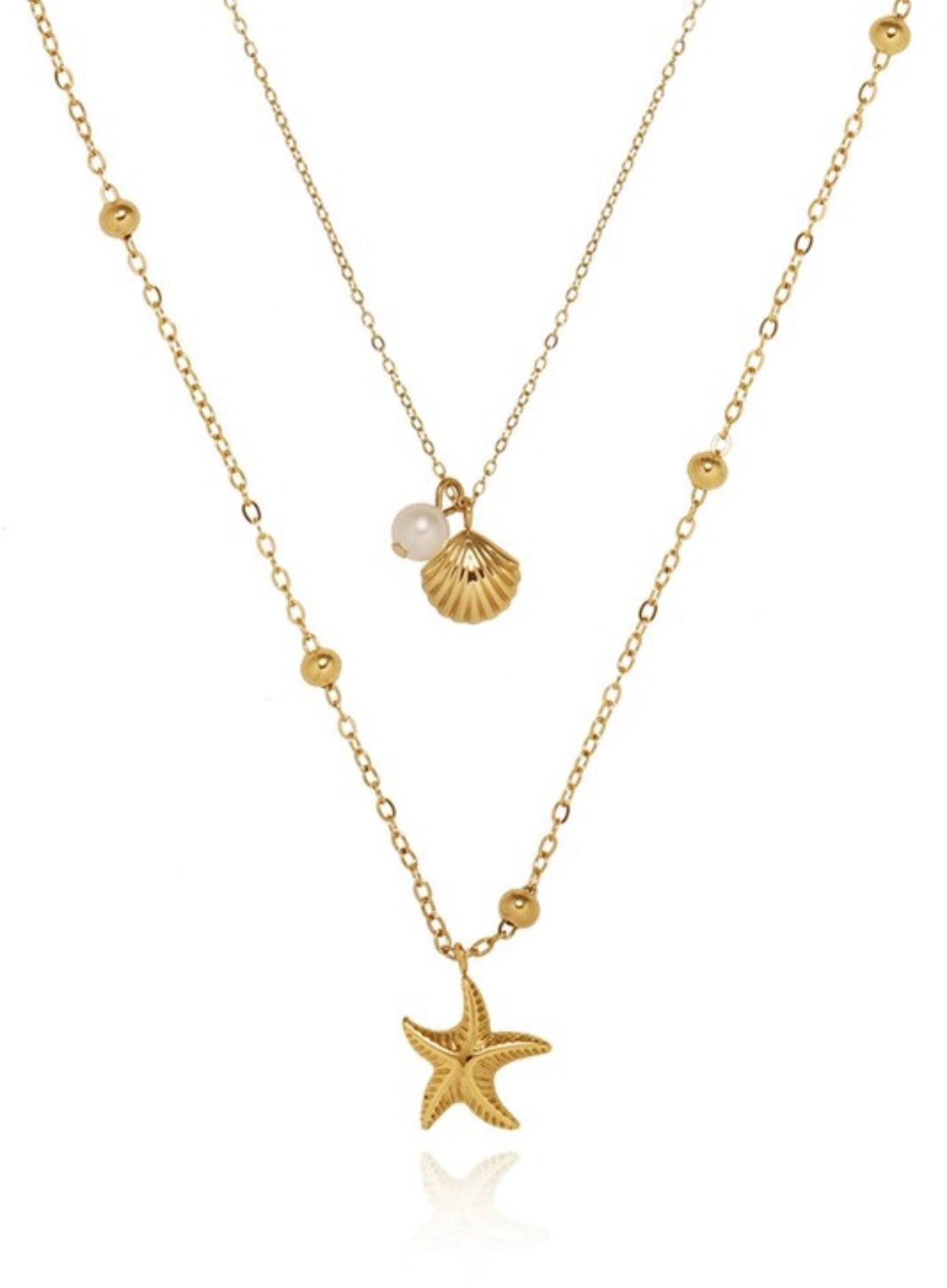 Starfish Seashell Necklace