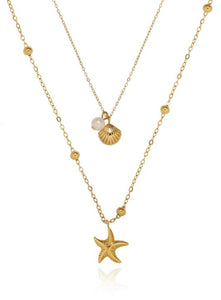 Starfish Seashell Necklace