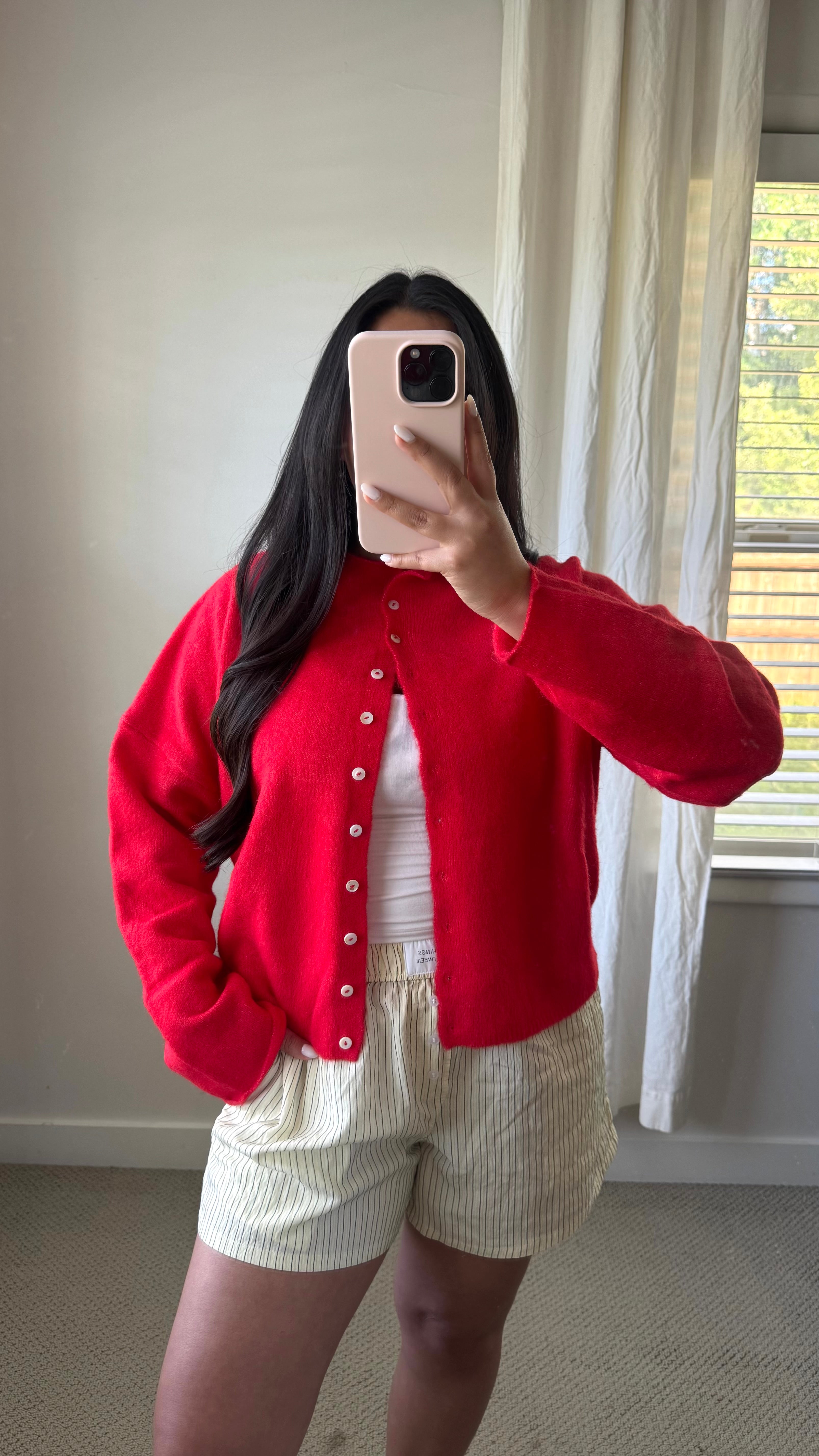 Mable Cardigan / Red