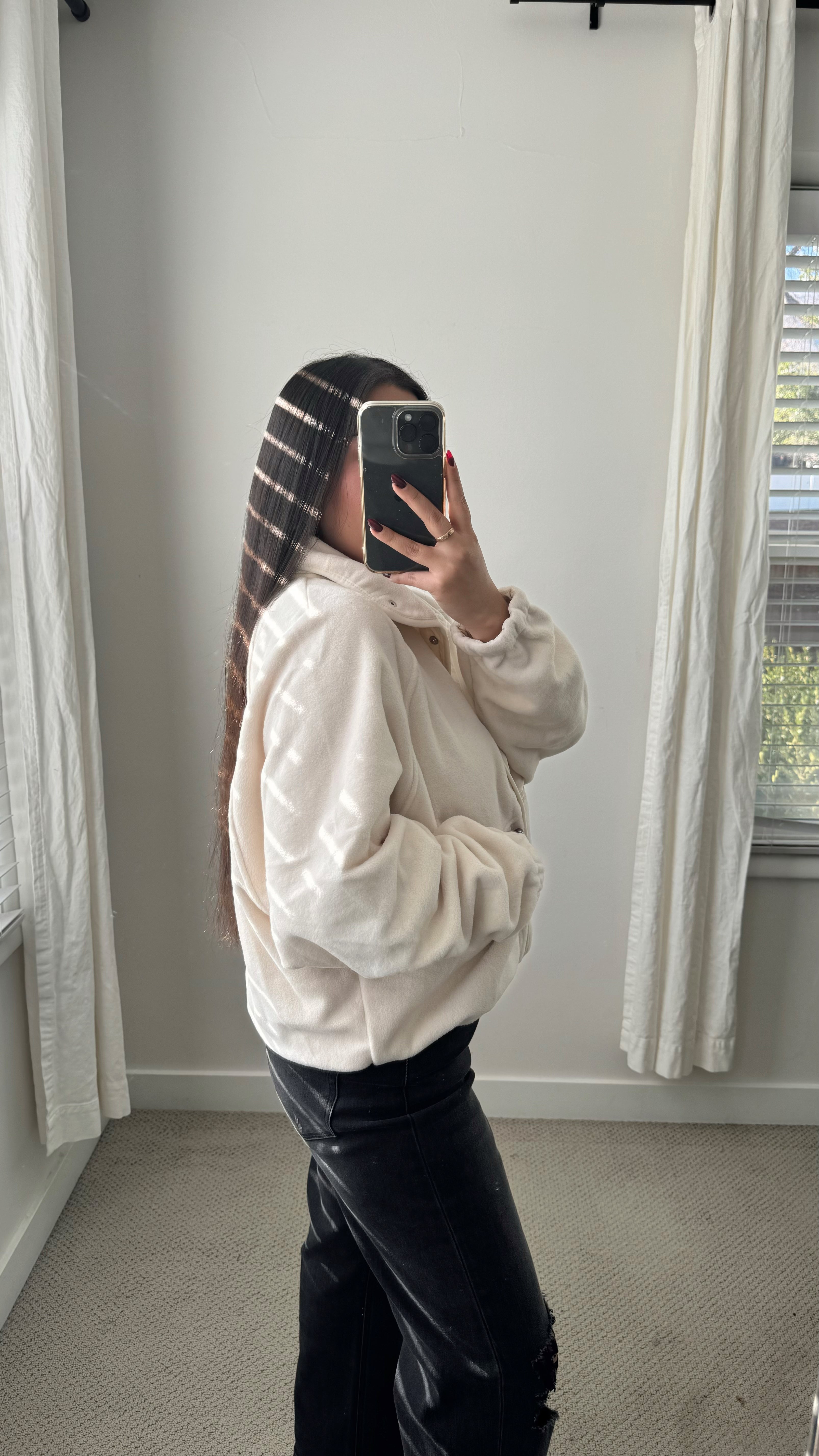 Abigail Fleece Jacket / Cream