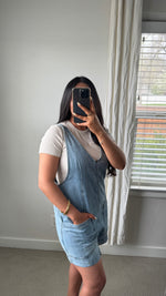 Load image into Gallery viewer, Aria Denim Overalls
