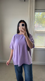 Load image into Gallery viewer, Acid Wash Oversized Tee / Lavender
