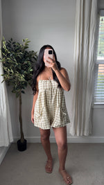 Load image into Gallery viewer, Harvest Plaid Romper

