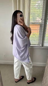 Elle Dolman Sleeve Top / Lavender