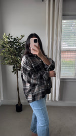 Load image into Gallery viewer, Piper Oversized Plaid Shacket
