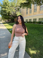 Load image into Gallery viewer, Basic Boat Neck Tank / Mocha
