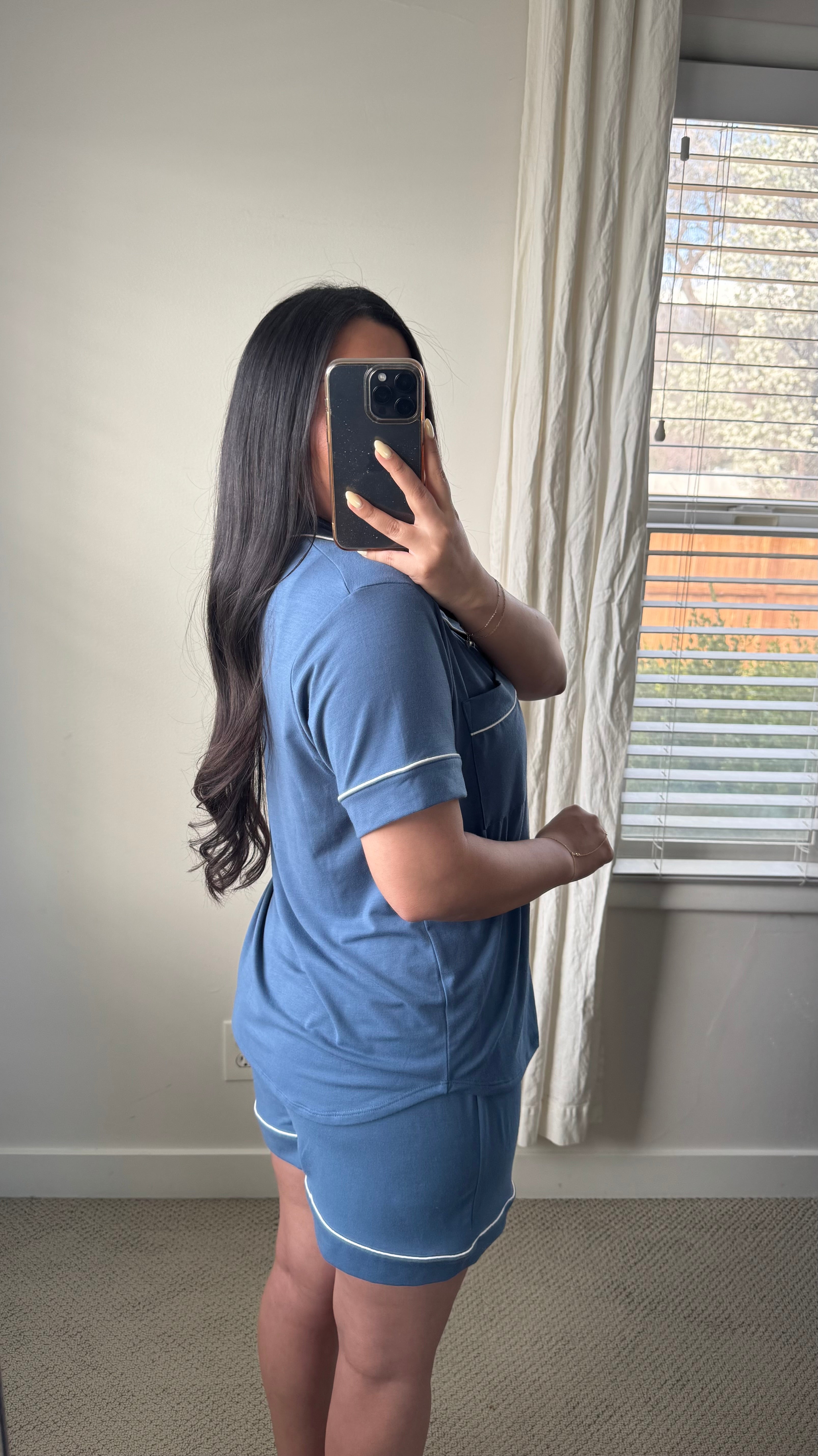 Sleepy Girl Pajama Set / Dusty Blue