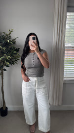 Load image into Gallery viewer, Off-Duty Henley / Grey
