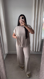 Load image into Gallery viewer, Lena Ribbed Set / Oatmeal
