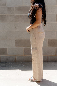 Seaside Cargo Linen Pants
