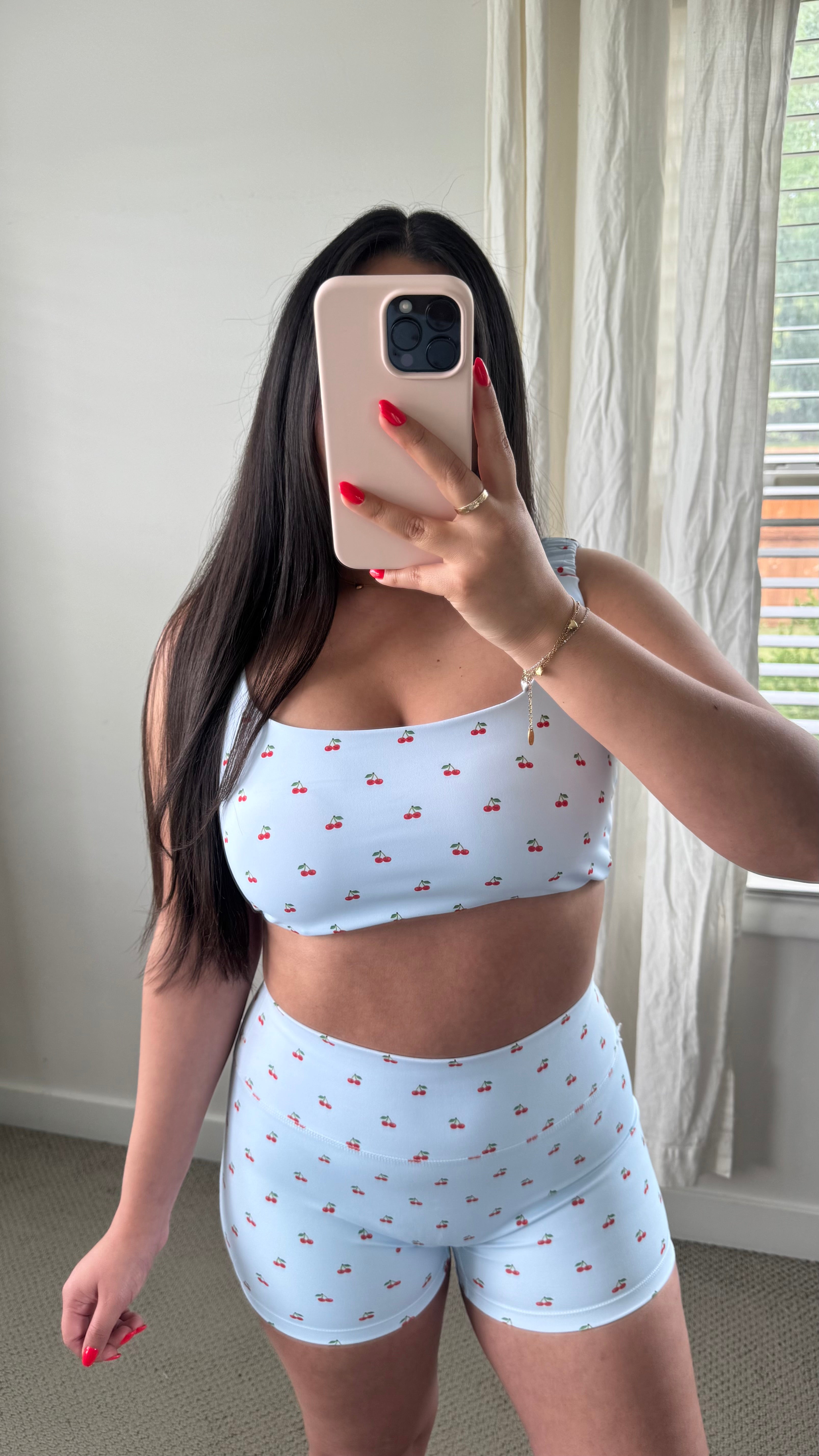 Cherry Print Bra