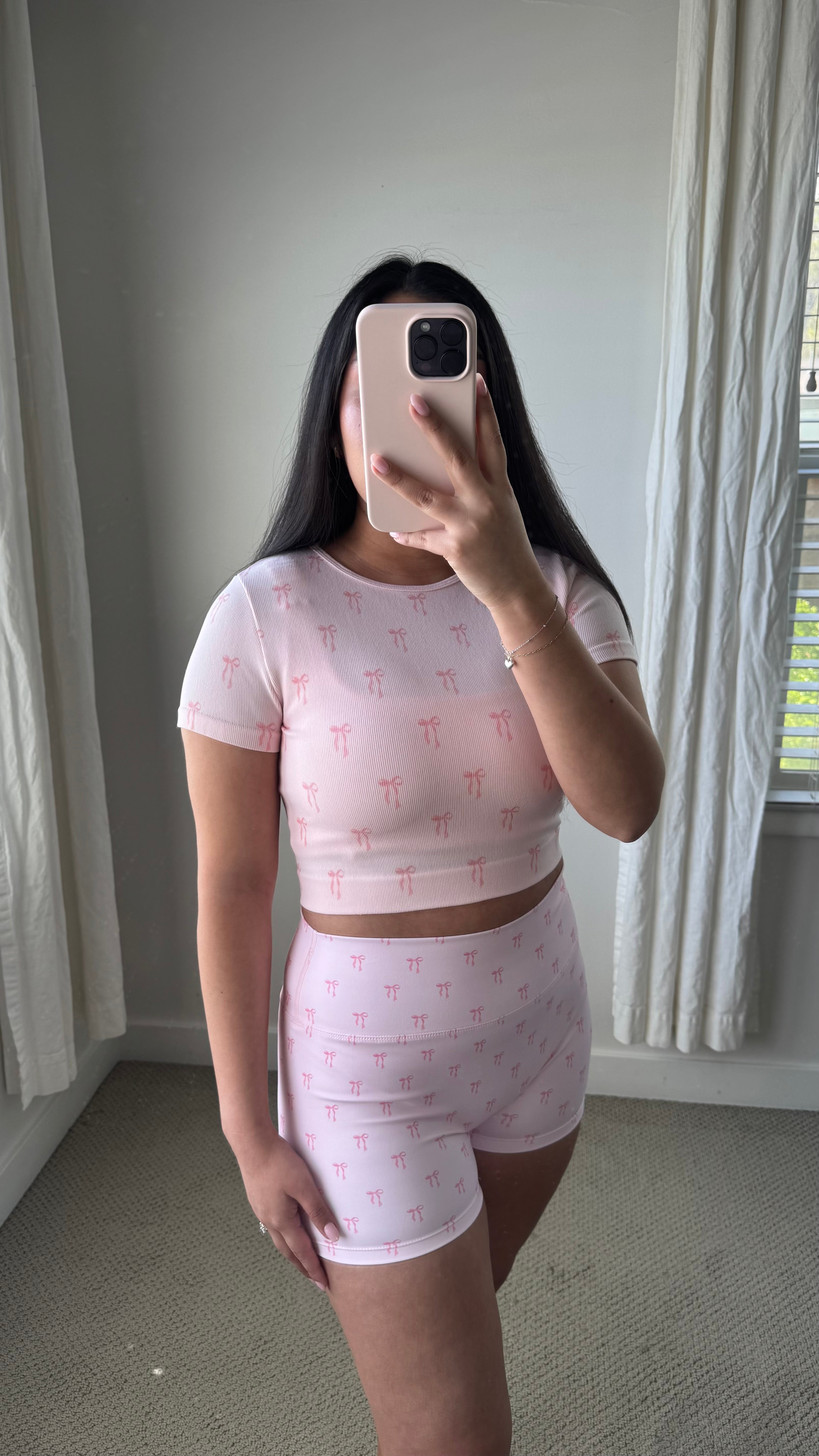 Bow Print Baby Tee