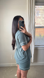 Sleepy Girl Pajama Set / Jade