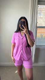 Load image into Gallery viewer, Sleepy Girl Pajama Set / Pink
