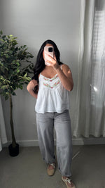 Load image into Gallery viewer, Camille Embroidered Top
