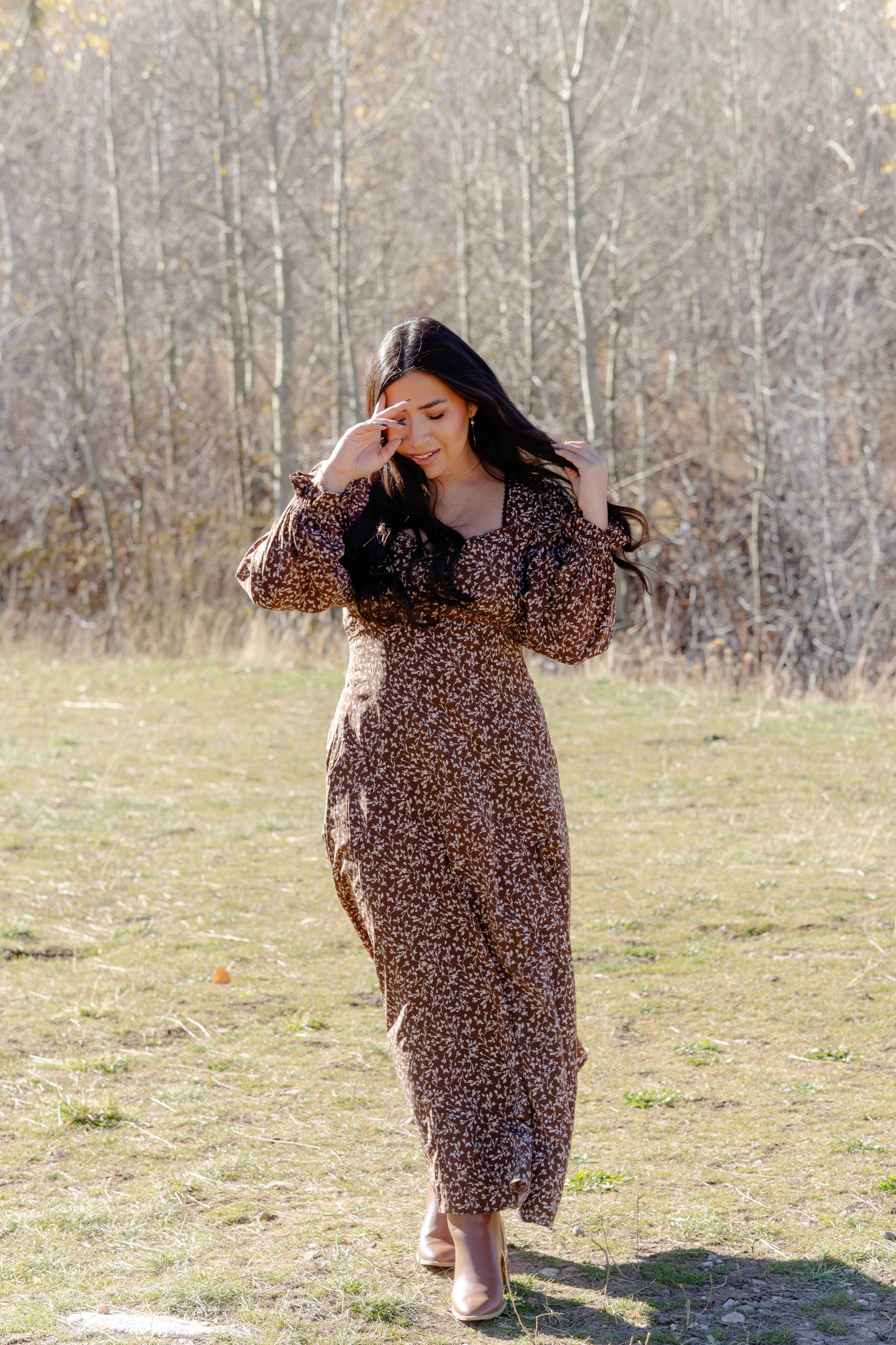 Crimson Meadow Dress