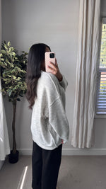 Load image into Gallery viewer, Haley Oversized Sweater / Bone
