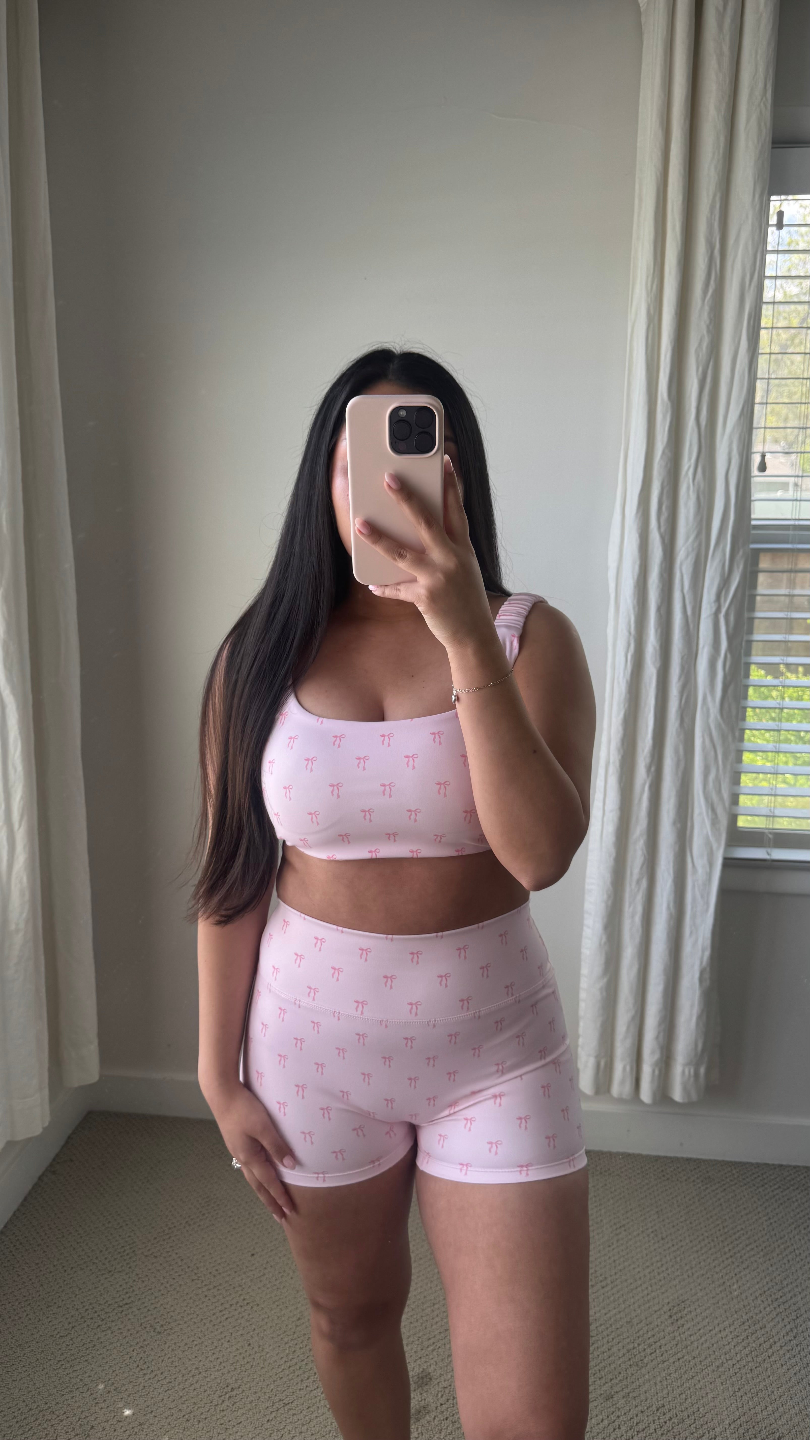 Bow Print Shorts