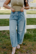 Load image into Gallery viewer, Downtown Slouch Jeans
