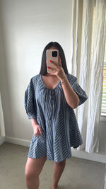 Load image into Gallery viewer, Blue Haze Romper
