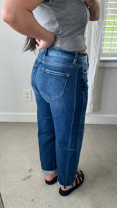 Juno Barrel Jeans / Dark Denim