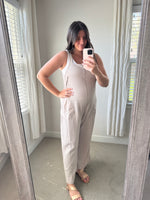 Load image into Gallery viewer, Effortless Overalls / Beige

