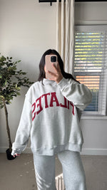 Load image into Gallery viewer, ‘Pilates &amp; Yoga’ Reversible Mock neck Sweatshirt
