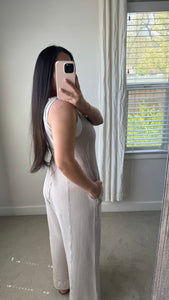 Effortless Overalls / Beige