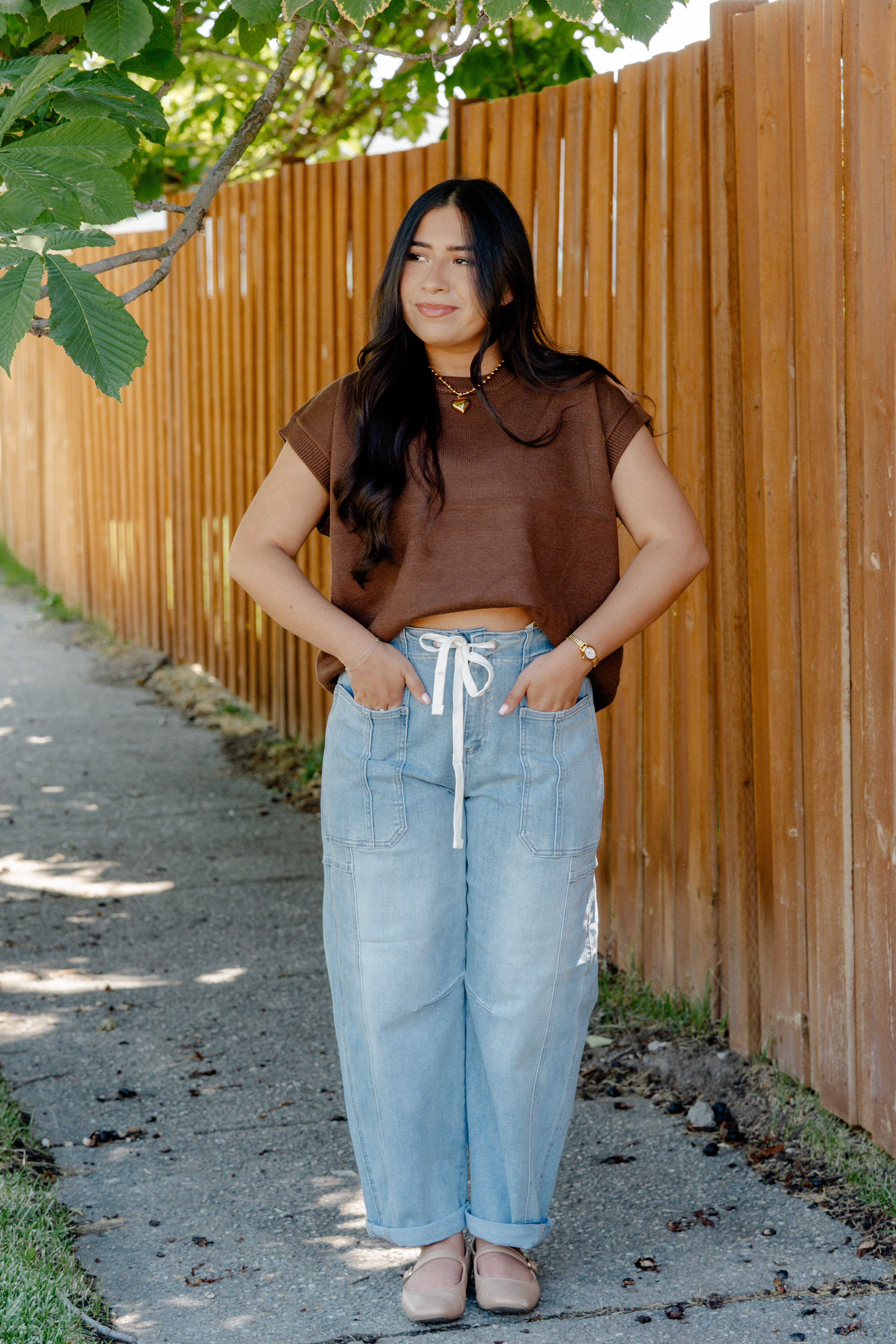 Arlo Sweater Vest / Brown