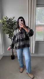 Load image into Gallery viewer, Piper Oversized Plaid Shacket
