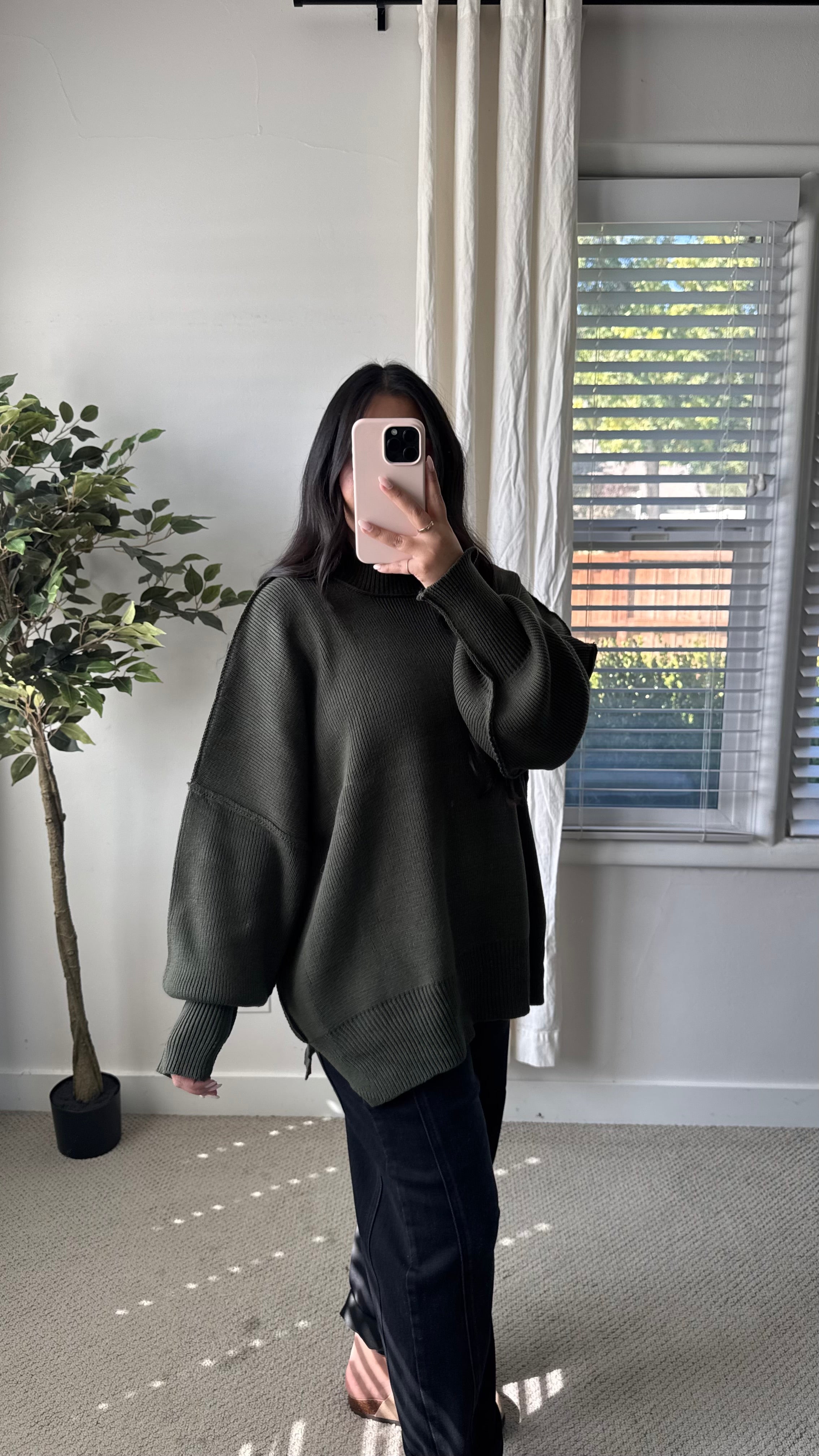 Chelsie Sweater / Dark Olive *RESTOCKED*