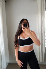 Load image into Gallery viewer, Contrast Bra / Black
