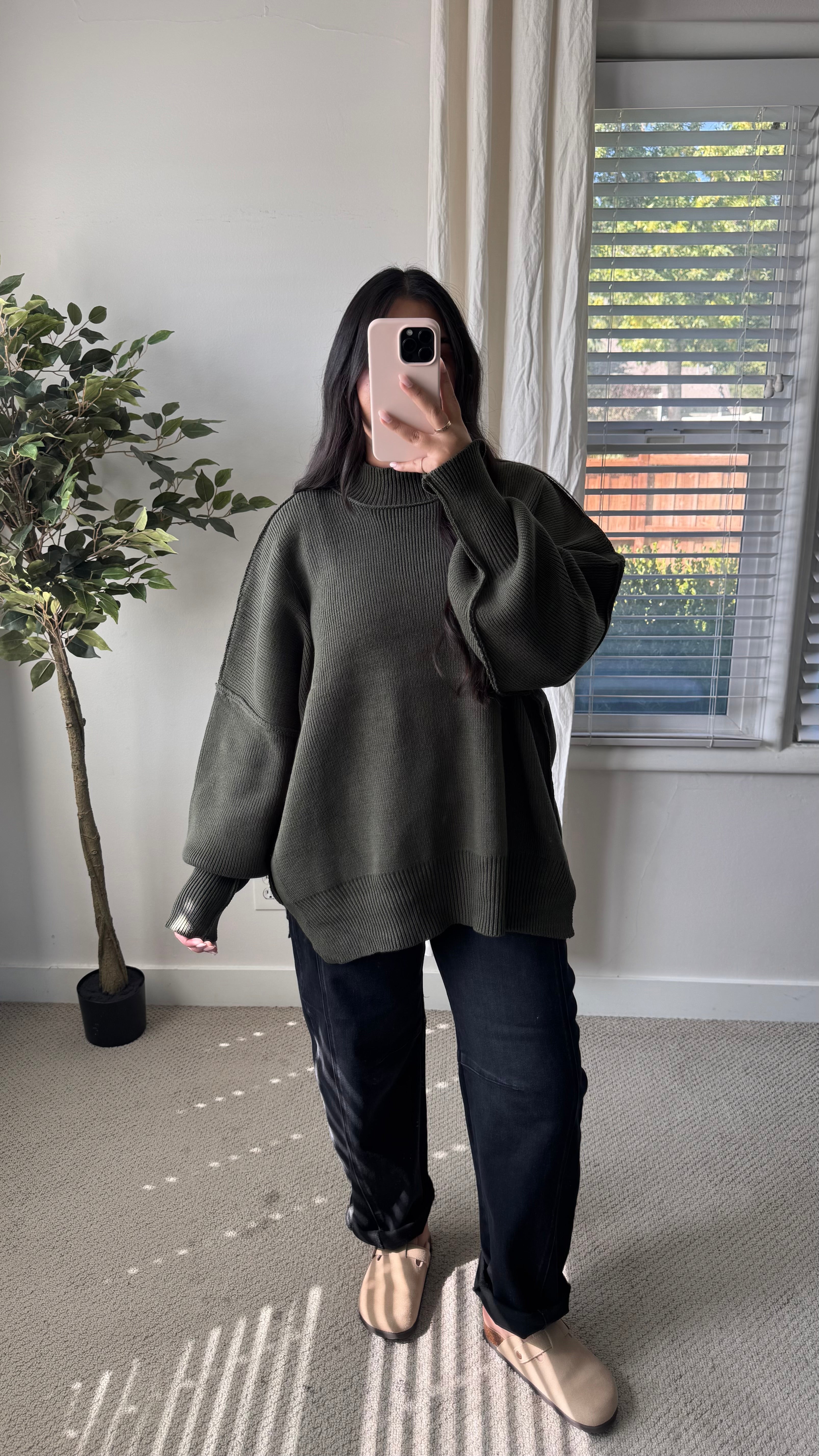 Chelsie Sweater / Dark Olive *RESTOCKED*