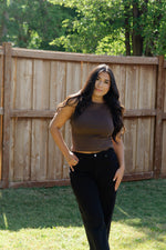 Load image into Gallery viewer, Aspen Sweater Top / Brown

