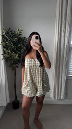 Load image into Gallery viewer, Harvest Plaid Romper
