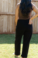 Load image into Gallery viewer, Onyx Mid Rise Barrel Relaxed jeans
