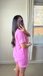 Load image into Gallery viewer, Sleepy Girl Pajama Set / Pink
