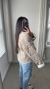 Ditzy Floral Quilted Jacket
