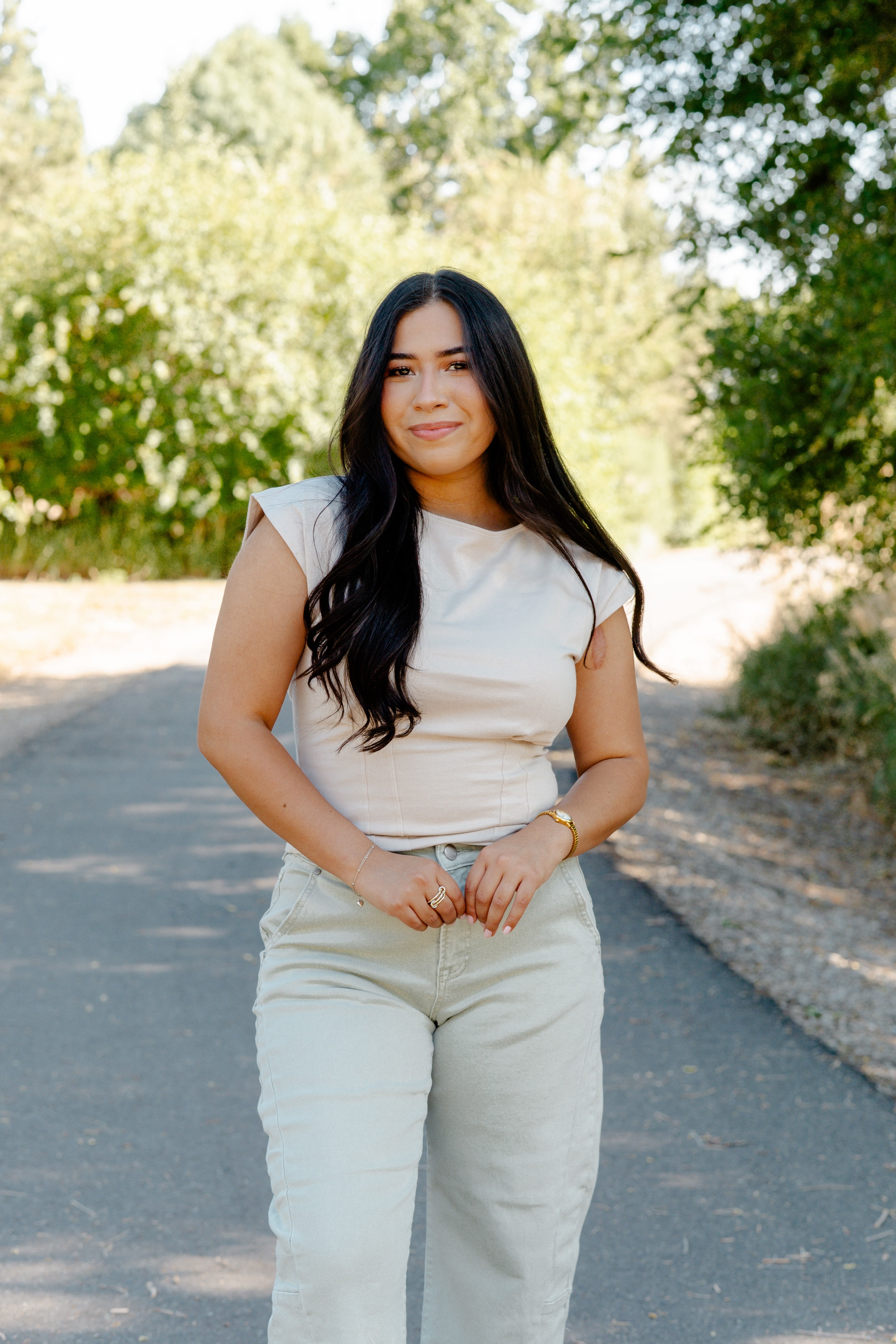Gia Pleated Top / Taupe *RESTOCKED*