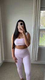 Load image into Gallery viewer, Check Me Out Leggings / Pink
