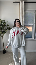 Load image into Gallery viewer, ‘Pilates &amp; Yoga’ Reversible Mock neck Sweatshirt
