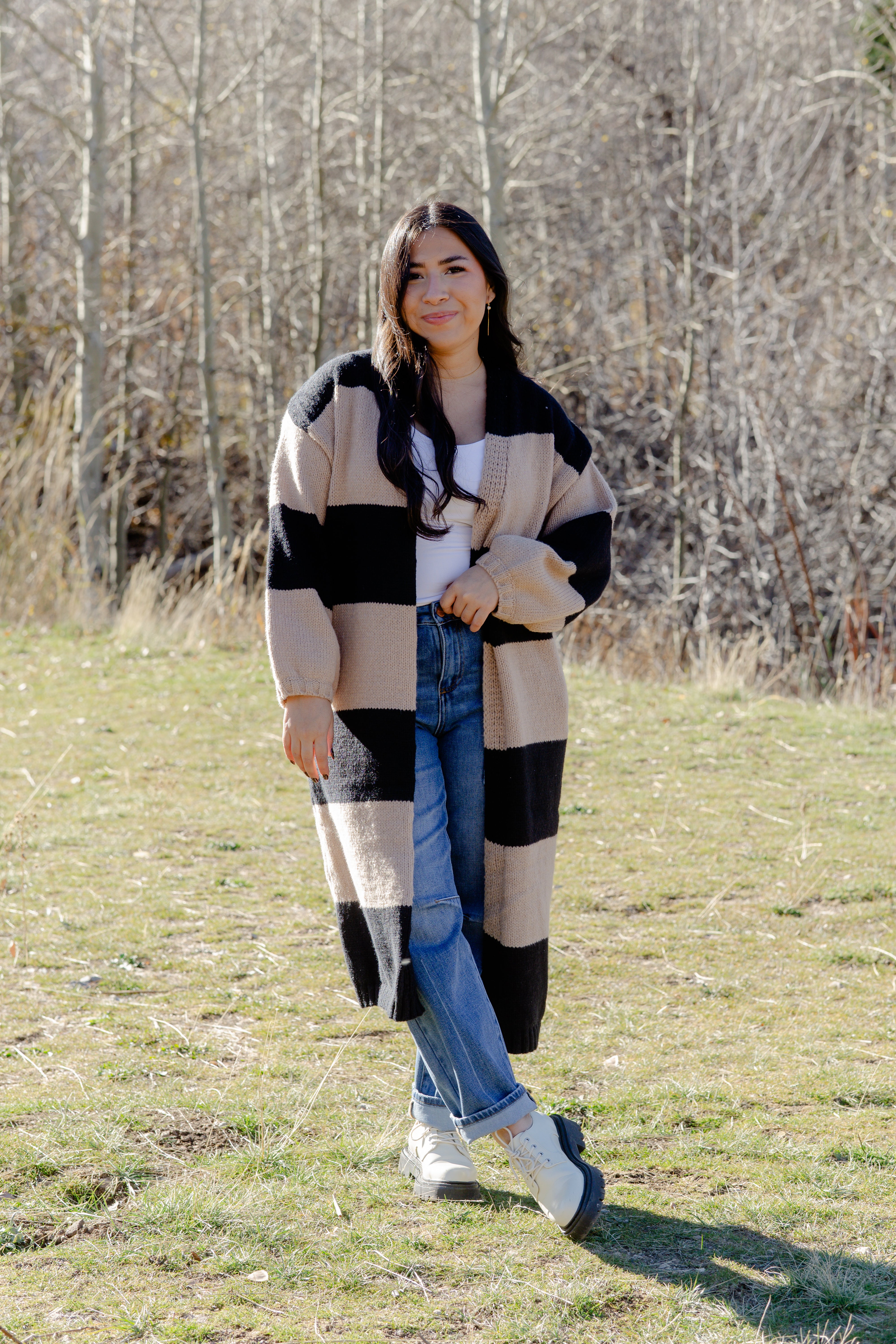 Emma Striped Cardigan